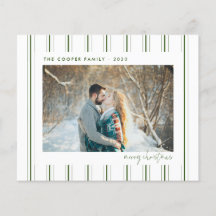 Helgdag-fotokort | Modern jul