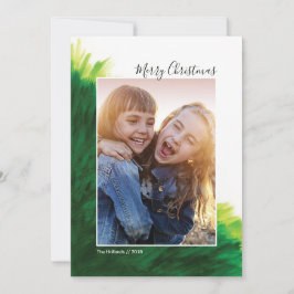 Helgdag fotokort *Painterly Träd* Inbjudningar