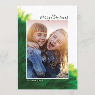 Helgdag fotokort *Painterly Träd* Inbjudningar