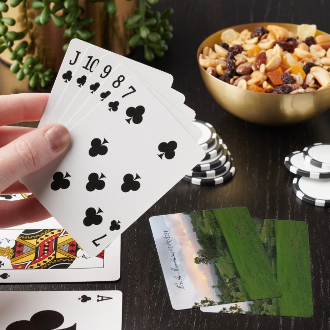 Helgdag fotominne casinokort (På plats)