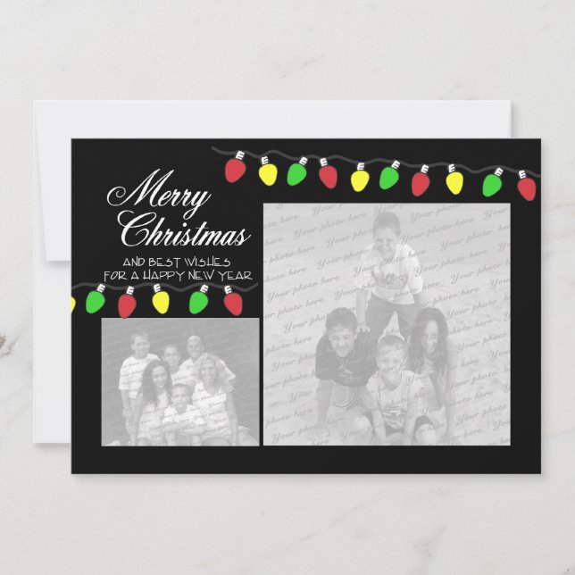 Helgdag-fotoplatta kort (Framsida)