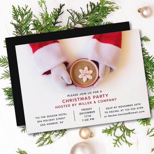 Helgdag från Party i Modern Santa Corporation Inbjudningar (Skapare uppladdad)