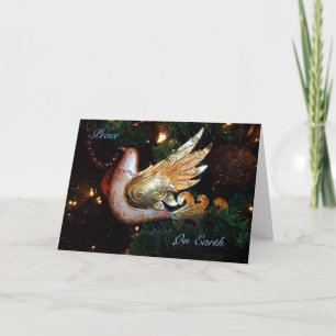 Helgdag "Fredsduva" Ornament - vacker Helgkort