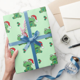 Helgdag Frogs Julvinter Presentpapper