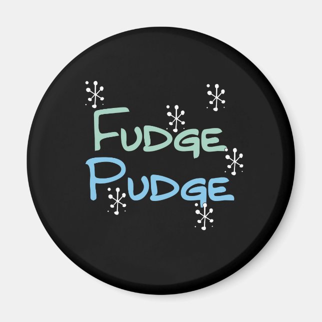 Helgdag Fudge Pudge Magnet (Framsidan)