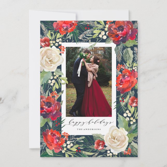Helgdag Garden Photo Card Julkort (Framsida)