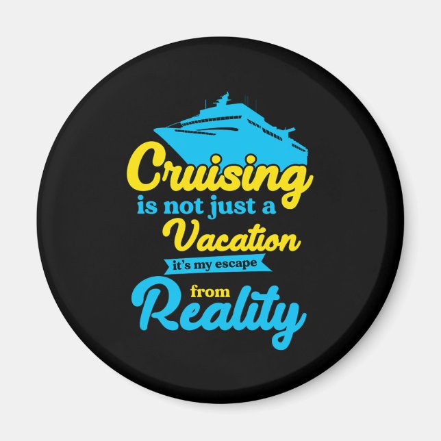 Helgdag Gift för Cruise Vacation Cruise Frakt  Magnet (Framsidan)