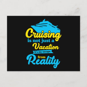 Helgdag Gift för Cruise Vacation Cruise Frakt Vykort