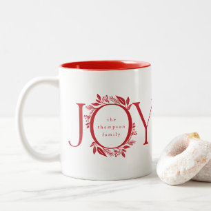 Helgdag Gift Joy Wandejul Red Personlig Två-Tonad Mugg