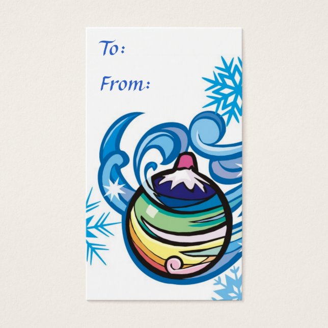 Helgdag Gift-Märkre Visitkort (Framsidan)