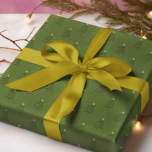 Helgdag Gift med Modern Abstrakt Julgran Grönt