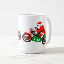 Helgdag Gift med motorcykel Biker jul Kaffemugg