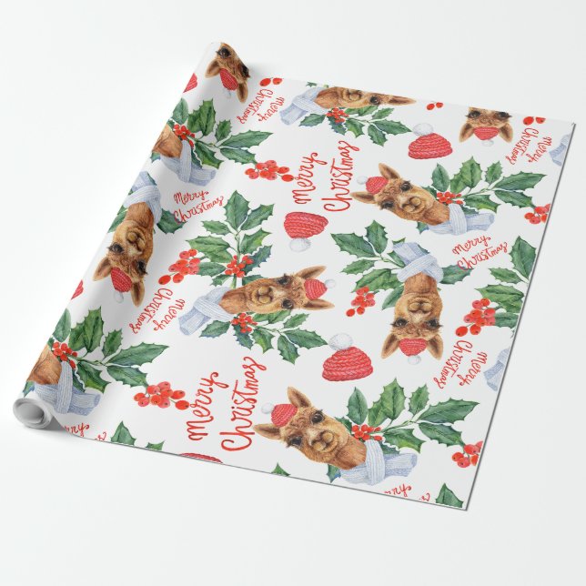 Helgdag Gift Wrap-julkamera Presentpapper (Utrullad)