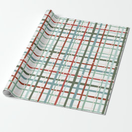 Helgdag Gingham - fredligt Presentpapper