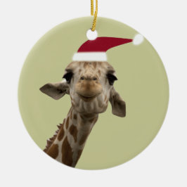 Helgdag Giraffe Julgransprydnad Keramik