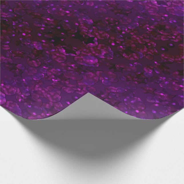 Helgdag, glitter, glöd, konfekt, sekvin presentpapper (Hörn)