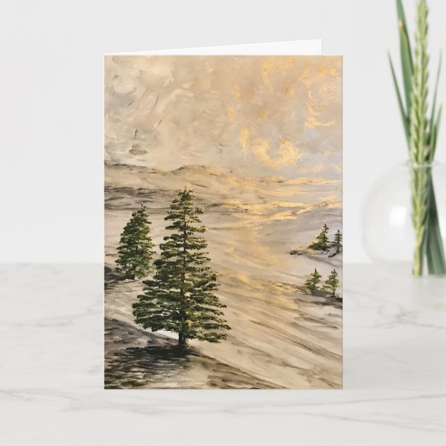 Helgdag Glitter Kort (Framsida)