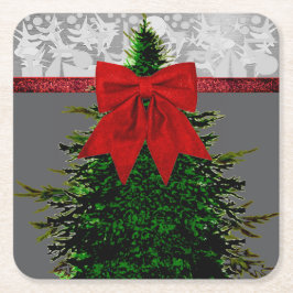 HELGDAG GLITTER UNDERLÄGG PAPPER KVADRAT