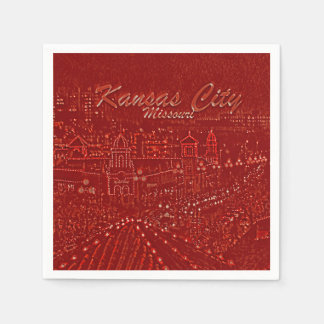 Helgdag Glow Collection - Kansas City, Missouri Pappersservett