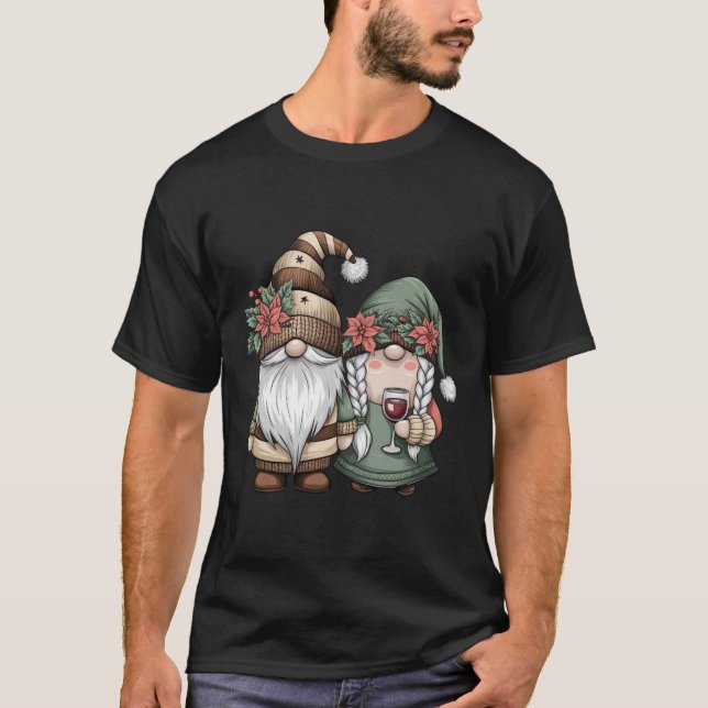 Helgdag Gnome Charm T Shirt (Framsida)