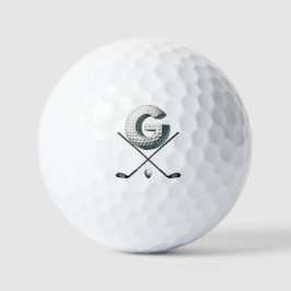Helgdag Golf Bollar - Alfanummer BREV G