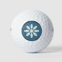 Helgdag Golf Bollar/Snöflingdesign