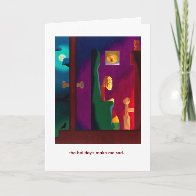 helgdag gör mig ledsen...helgdag kort (Framsida)