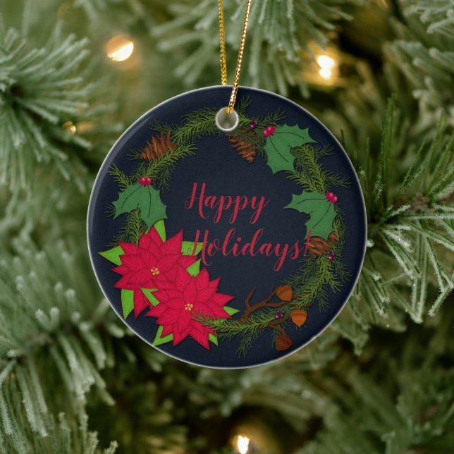 Helgdag Gräs | Juli-anpassa den Julgransprydnad Keramik (Träd)