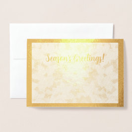 Helgdag Greetings Business för elegant Season Folierat Kort