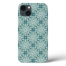 Helgdag grönt boho iphone case