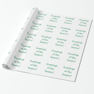 Helgdag Grönt Font Hälsning säsongen Presentpapper