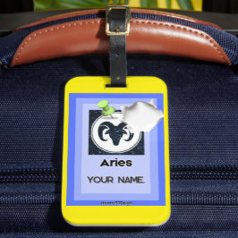 Helgdag H01 #PinnedMyZodiac! Bagageetikettårer Bagagebricka