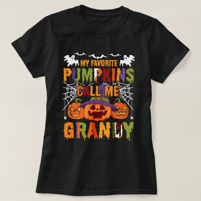 Helgdag Halloween: Mina favoritpumpar ringer mig T Shirt (Design framsida)