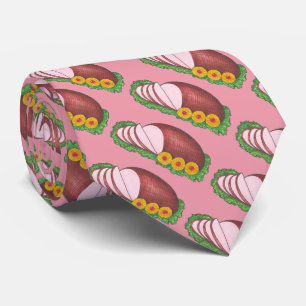 Helgdag Ham jul Påsk Middag Food Print Slips