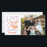 Helgdag Hanukkah-kortet "Kärlek a Latke" Julkort<br><div class="desc">Lycklig Helgdag, Hanukkah Photo Card, "Live Laugh Kärlek a Latke" Glossy, Photo Card med vitt kuvert. Anpassa ordalydelsen genom att välja mellan stil, färg och storleka och anpassa Lycklig Hanukkah. Tack för att du stannade och shoppade förbi! Mycket uppskattade. Lycklig Hanukkah! dina speciella stunder med kära överallt genom att skapa...</div>