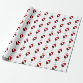 Helgdag Hat på Röda Vin Presentpapper