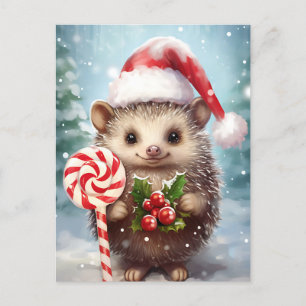 Helgdag Hedgehog Vykort