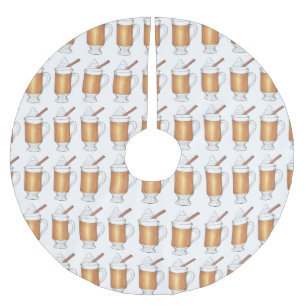 Helgdag hett Buttered Rum Hett Drinks jul Julgransmatta Borstad Polyester