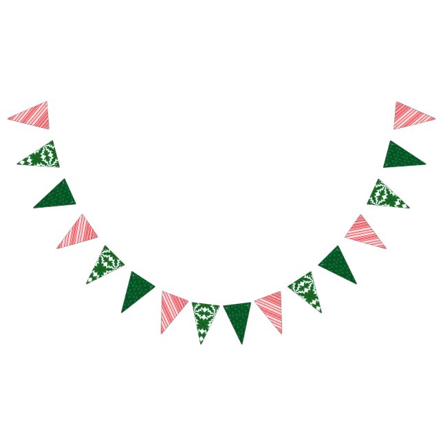 Helgdag Hodgepodge Triangle Bunting Banner Vimplar (Alla)
