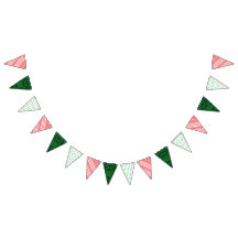 Helgdag Hodgepodge Triangle Bunting Banner