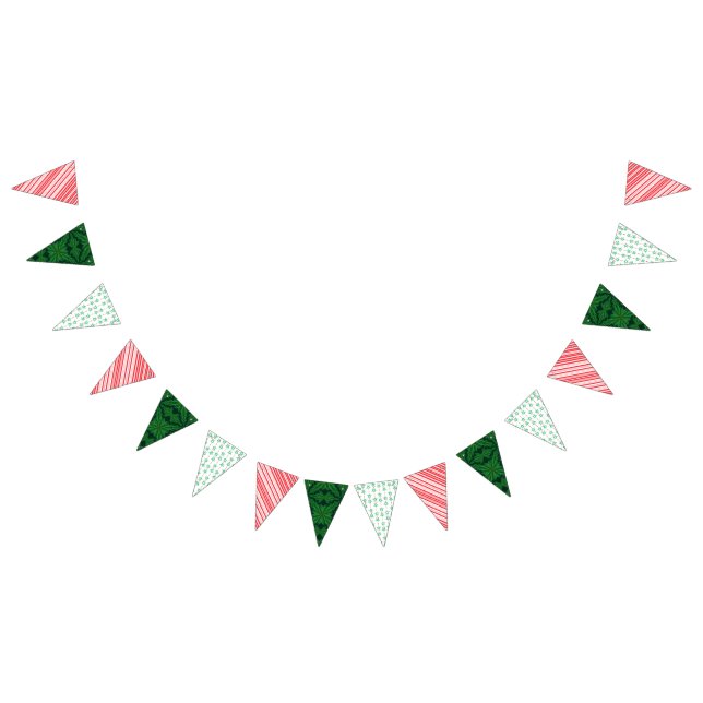 Helgdag Hodgepodge Triangle Bunting Banner Vimplar (Alla)