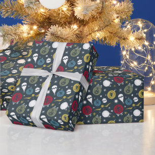 Helgdag HOGWARTS™ House Bauble Mönster Presentpapper