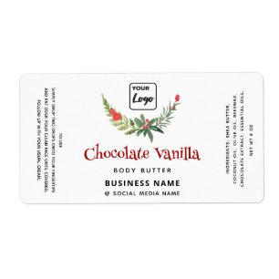 Helgdag holly brunch typography logotyp product fraktsedel