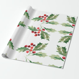 Helgdag Holly-julklapp Presentpapper