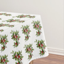 Helgdag Holly Retro Stil Tablecloth