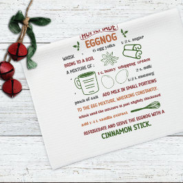 Helgdag Homemade Eggnog Recipe jul Kökshandduk