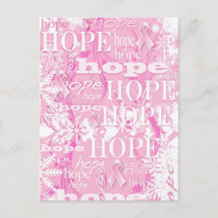 Helgdag Hope Breast Cancer Awareness Products Helg Vykort