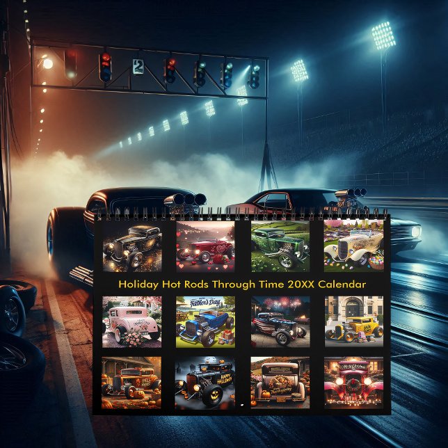 Helgdag Hot rod fram till 20XX Kalender (Skapare uppladdad)