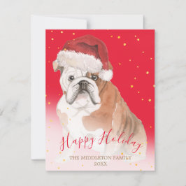 Helgdag Hund Guld Röda Säsong Hälsning