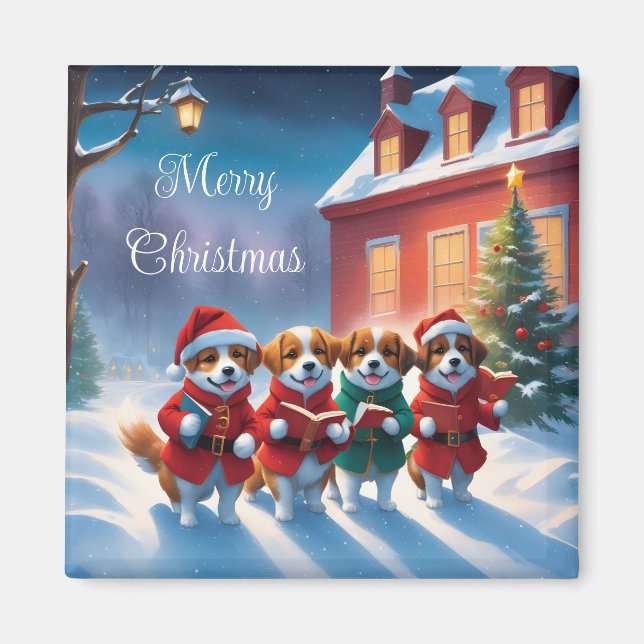 Helgdag Hundar Magnet (Framsidan)